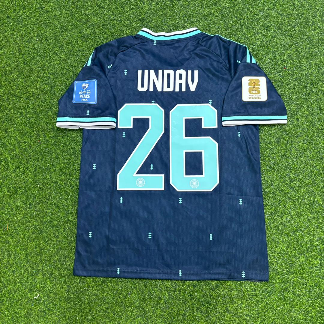 Deniz Undav Germany 2026 World Cup Away Blue Football Jersey