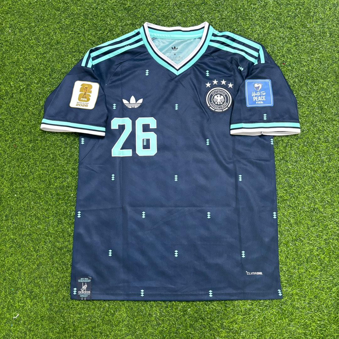 Deniz Undav Germany 2026 World Cup Away Blue Football Jersey