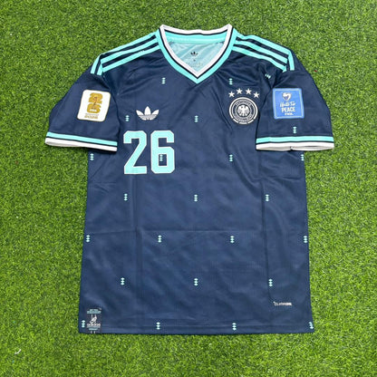 Deniz Undav Germany 2026 World Cup Away Blue Football Jersey
