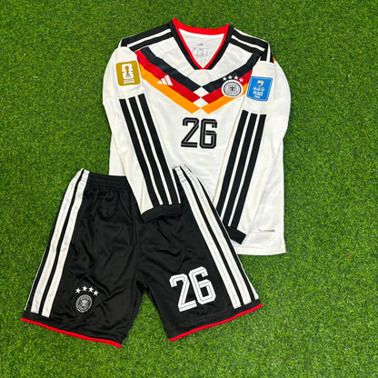 Deniz Undav Germany 2026 World Cup Kids Home Long Sleeve Football Jersey