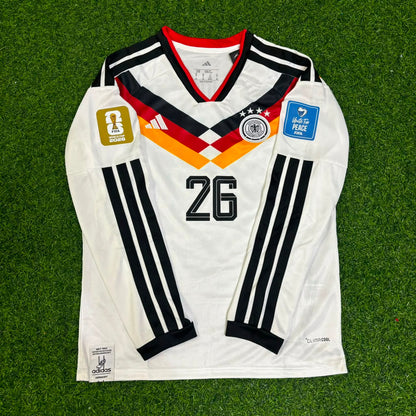 Deniz Undav #26 Germany 2026 World Cup Long Sleeve Home Football Jersey Kit