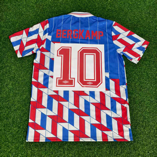 Dennis Bergkamp Ajax 1989/1990 Retro Football Jersey Kit