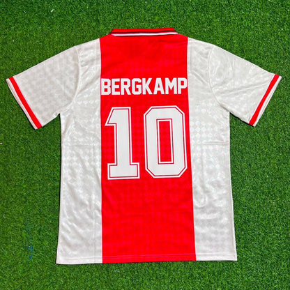 Dennis Bergkamp Ajax 1988 1990 Retro Football Jersey