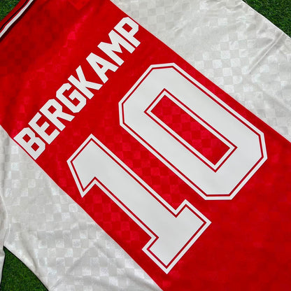 Dennis Bergkamp Ajax 1988 1990 Retro Football Jersey