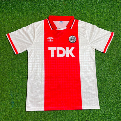 Dennis Bergkamp Ajax 1988 1990 Retro Football Jersey