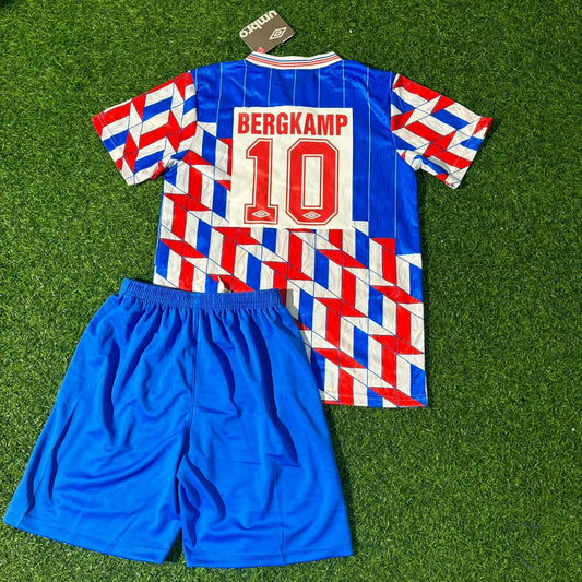 Dennis Bergkamp Ajax Retro Football Jersey Kit