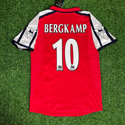 Dennis Bergkamp 10 - Arsenal 1999/2002 Kit Jersey Trikot Maillot