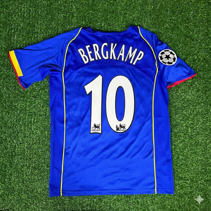 Dennis Bergkamp Arsenal 2004-05 Blue Retro Jersey Trikot Maglia Camiseta
