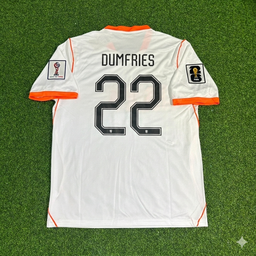 Denzel Dumfries #22 Netherlands 2026 World Cup New Season Football Jersey