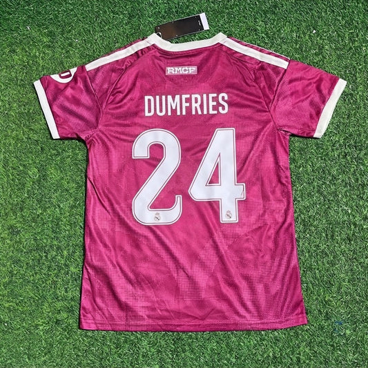 Denzel Dumfries Pink Jersey Maillot Trikot Soccer Shirt