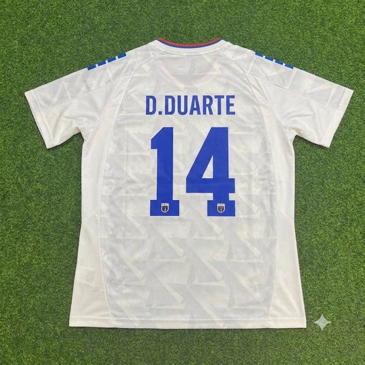 Deroy Duarte Cape Verde 2026 World Cup Away White Football Jersey