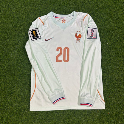 Maillot extérieur manches longues Désiré Doué #20 France Coupe du Monde 2026