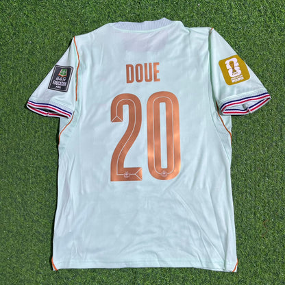 Désiré Doué #20 Frankreich 2026 WM Kinder Auswärts Fußballtrikot