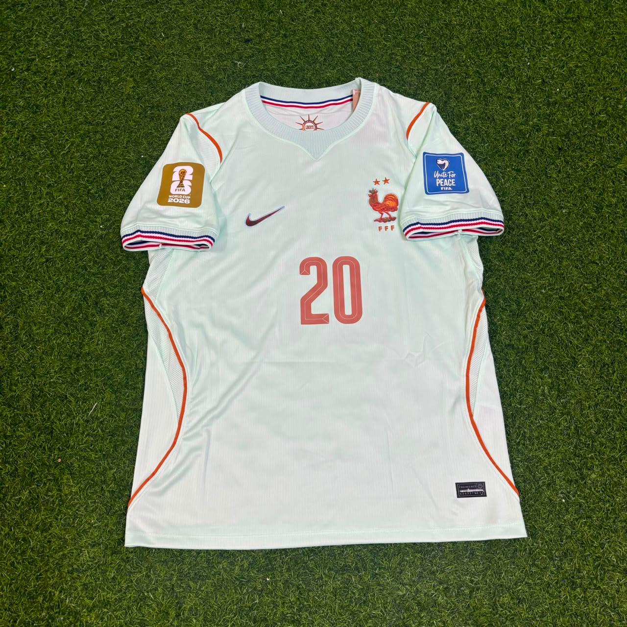 Desire Doue #20 France 2026 World Cup Away Jersey