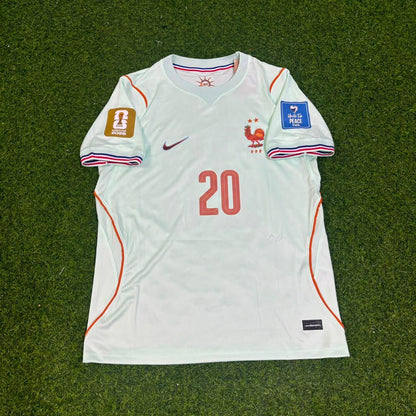 Desire Doue #20 France 2026 World Cup Away Jersey