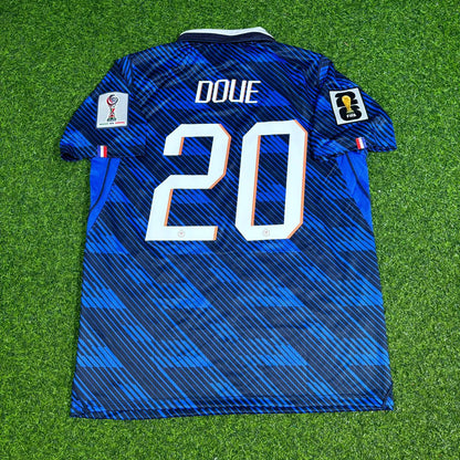 Désiré Doué 20- France Home 2026 World Cup Blue Football Jersey
