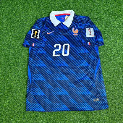 Désiré Doué 20- France Home 2026 World Cup Blue Football Jersey