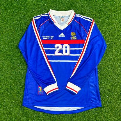 Désiré Doué France Long Sleeve Retro Football Jersey