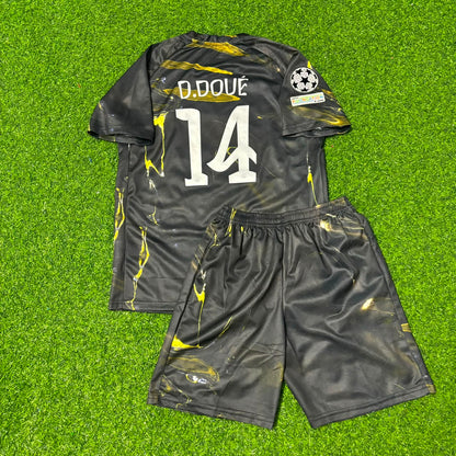 Désiré Doué Kids Set 2026 Champions League New Season Football Jersey