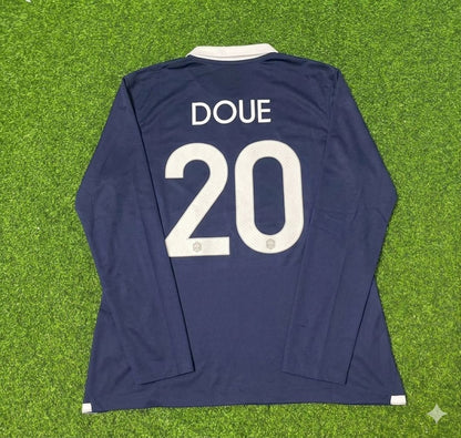 Desire Doue #20 France Long Sleeve Football Jersey Trikot Maillot