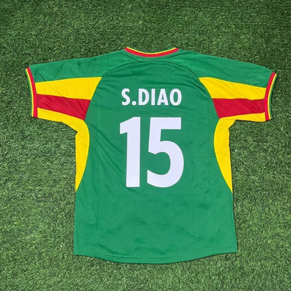 Salif Diao Senegal 2002 World Cup Retro Jersey Trikot Maillot