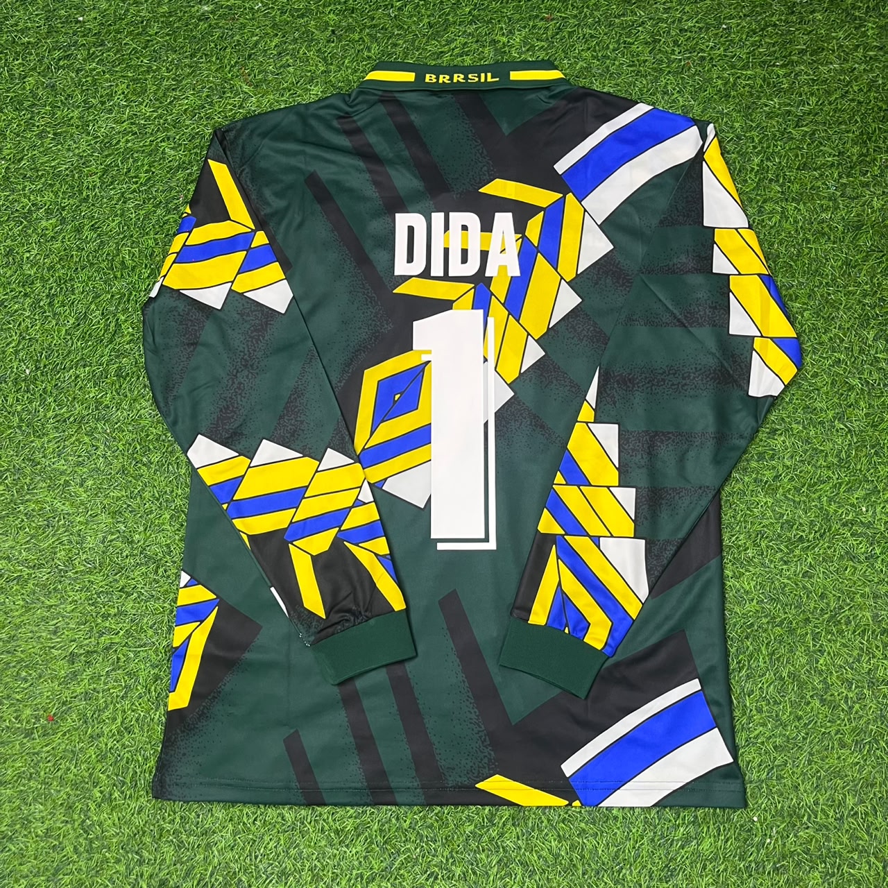 Dida Brazil World Cup Long Sleeve Retro Football Jersey