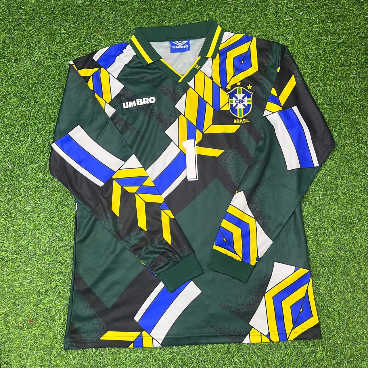 Dida Brazil World Cup Long Sleeve Retro Football Jersey