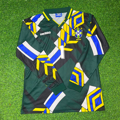 Dida Brazil World Cup Long Sleeve Retro Football Jersey