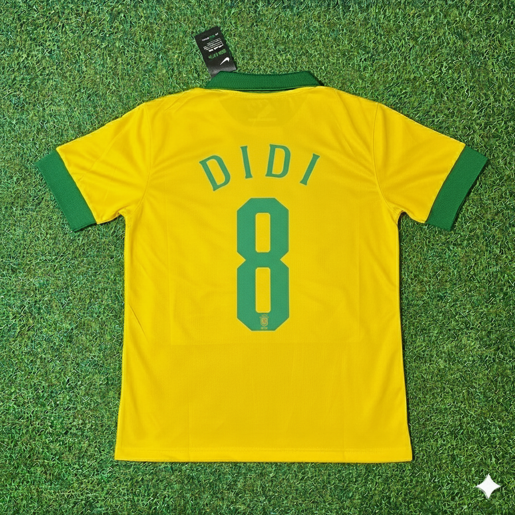 Didi Brasilien Retro-Fußballtrikot-Set