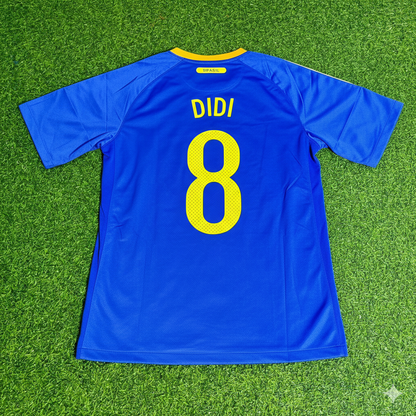 Didi Brazil 2010 World Cup Retro Blue Jersey Trikot