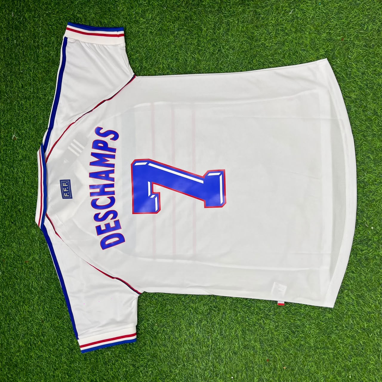 Didier Deschamps France 1998 World Cup Retro Jersey Maillot Trikot