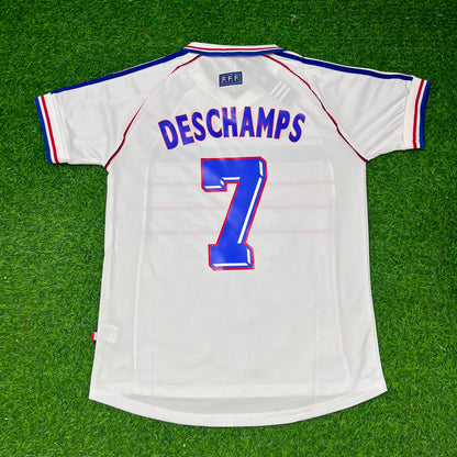 Didier Deschamps France 1998 World Cup Retro Jersey Maillot Trikot