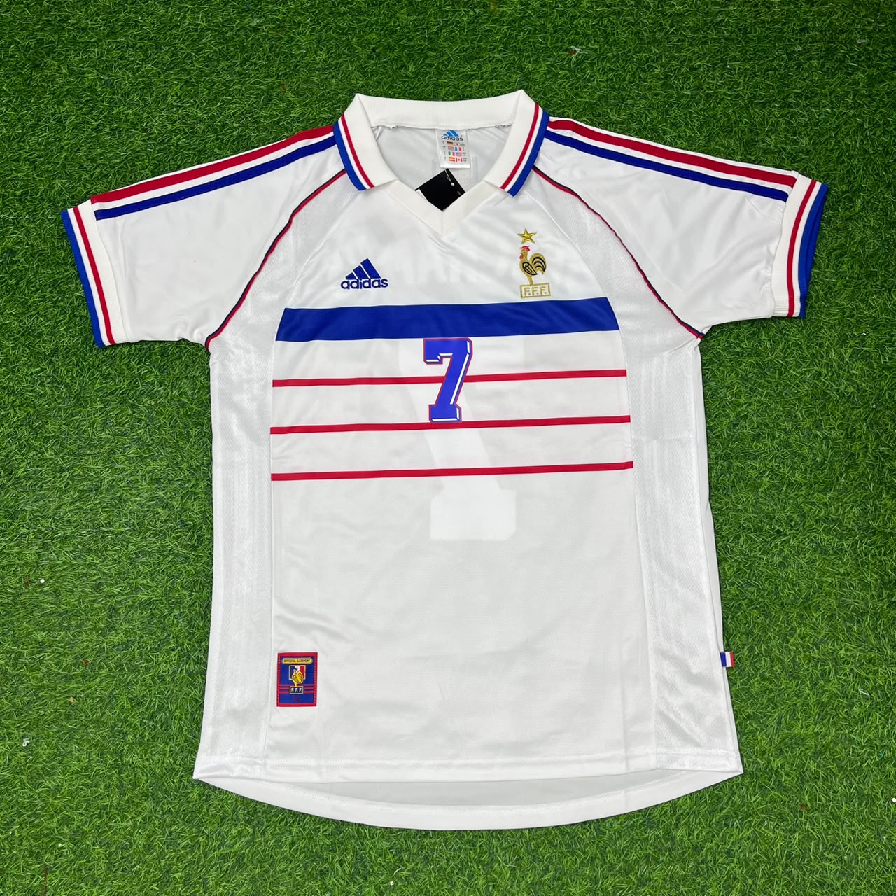 Didier Deschamps France 1998 World Cup Retro Jersey Maillot Trikot