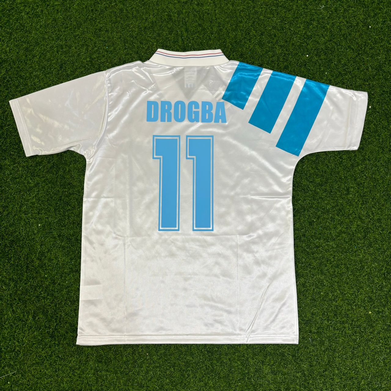 Didier Drogba Olympique Marseille  Retro Jersey Kit Maillot Soccer Shirt