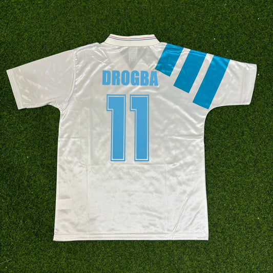 Didier Drogba Olympique Marseille  Retro Jersey Kit Maillot Soccer Shirt