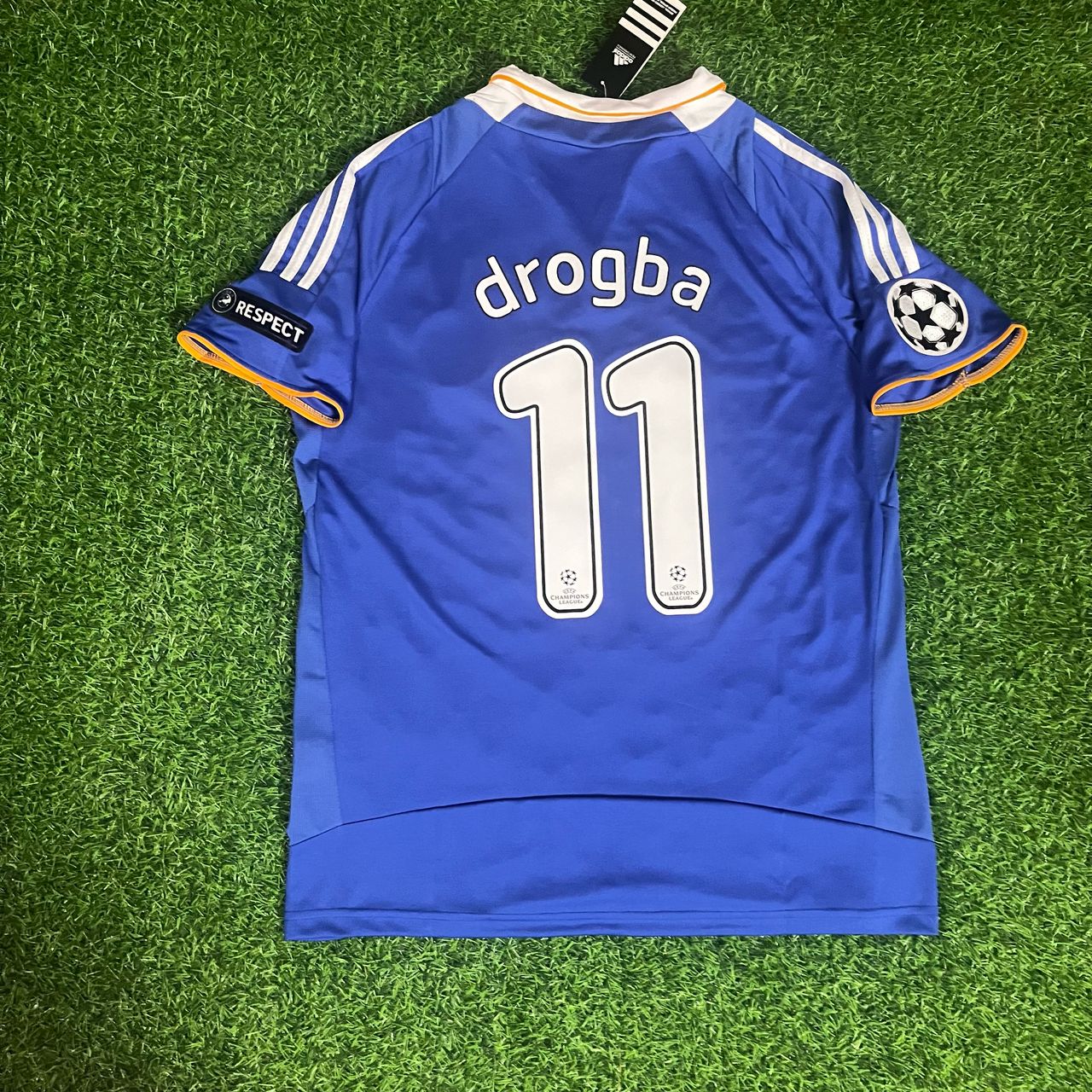 Didier Drogba 11 Chelsea 2008 Champhions League Final Jersey Trikot