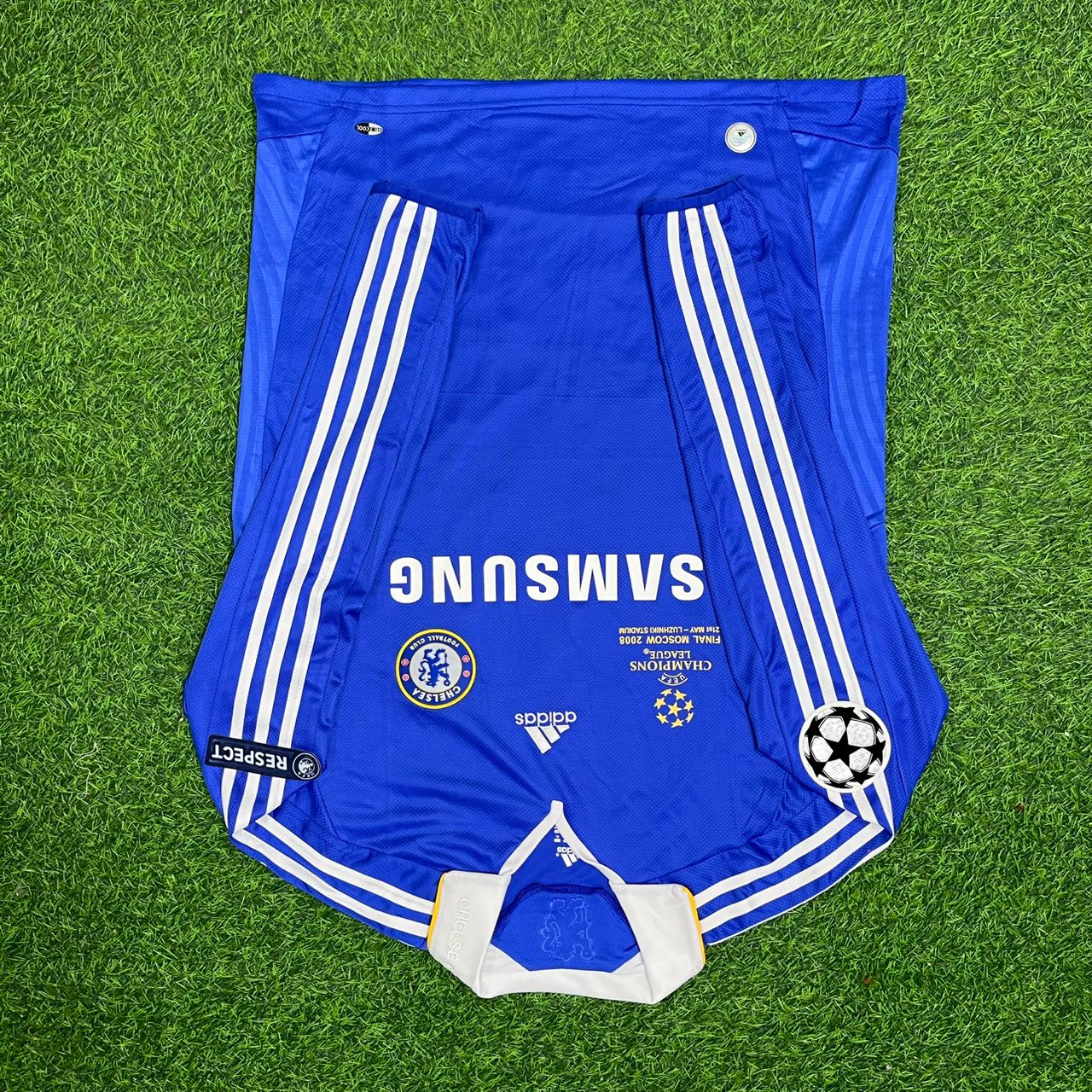 Andriy Shevchenko Chelsea 2008 Champions League Final Long Sleeve Football Jersey