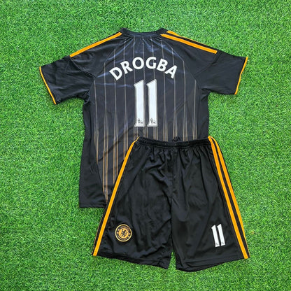 Didier Drogba Chelsea 2010/2011 Kids Retro Football Jersey