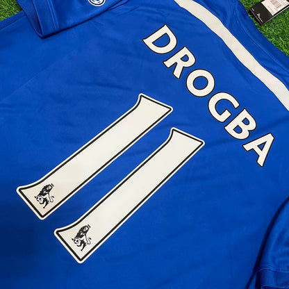 Didier Drogba Chelsea 2014/15 Blaues Fußballtrikot der neuen Saison
