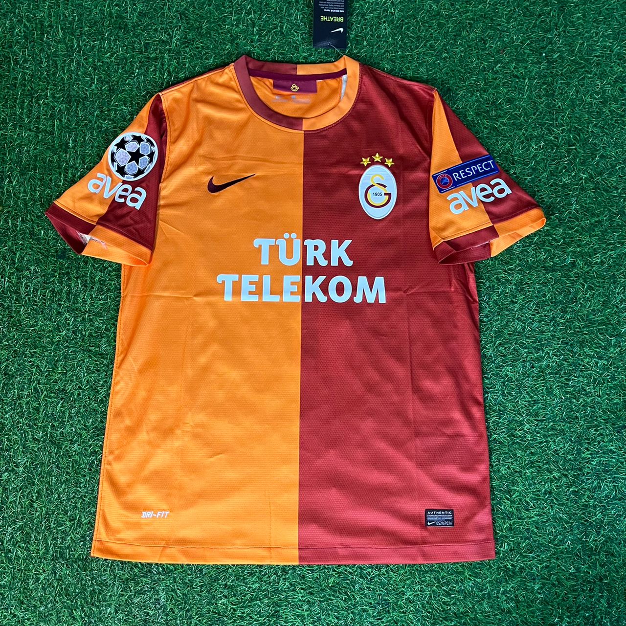 Didier Drogba #12 Galatasaray Retro 2012-2013 Sezonu Formasi Home Jersey Trikot Maillot Soccer Shirt