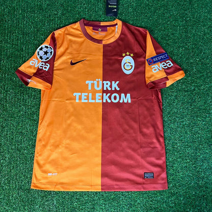 Didier Drogba #12 Galatasaray Retro 2012-2013 Sezonu Formasi Home Jersey Trikot Maillot Soccer Shirt