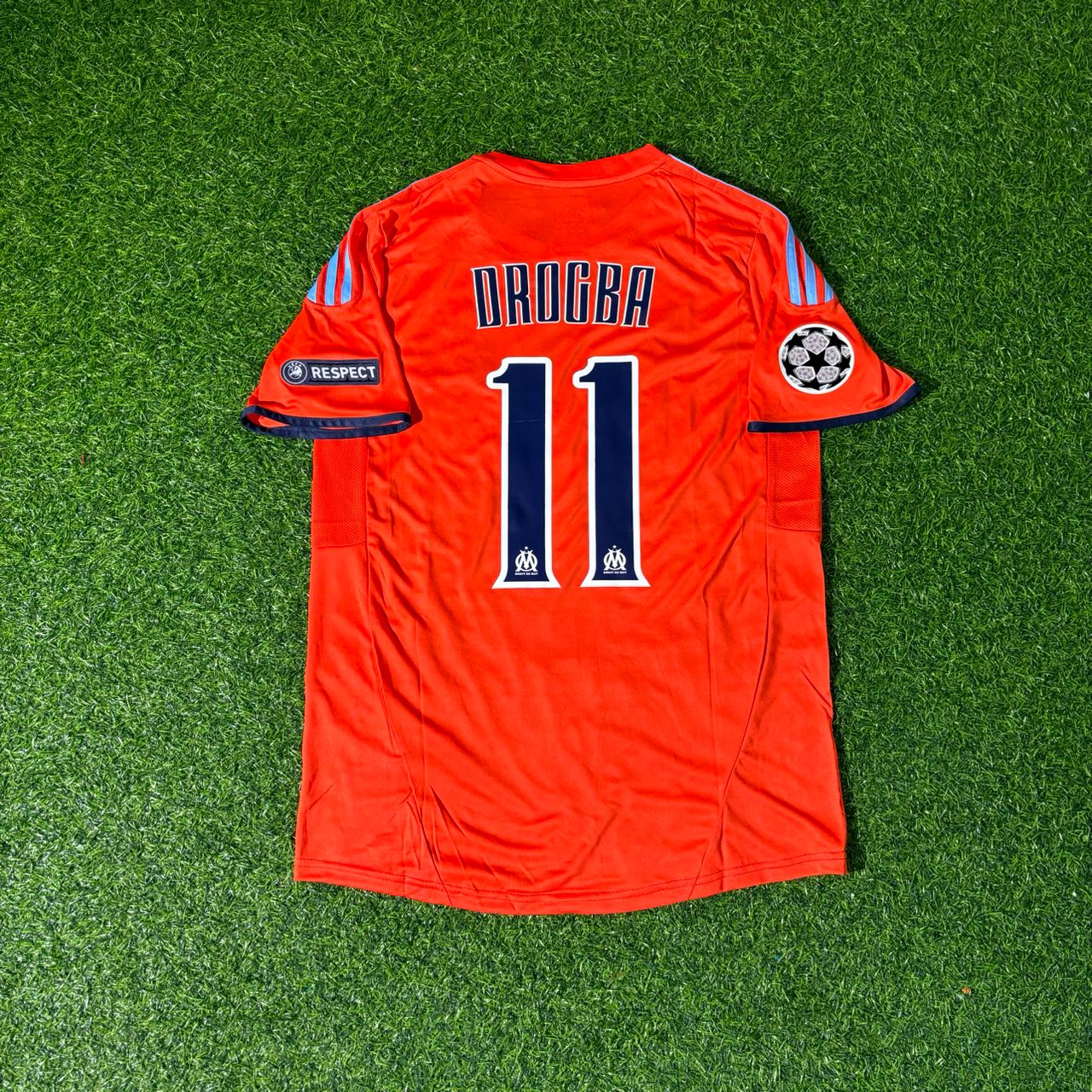 Didier Drogba Marseille Retro Football Jersey Kit