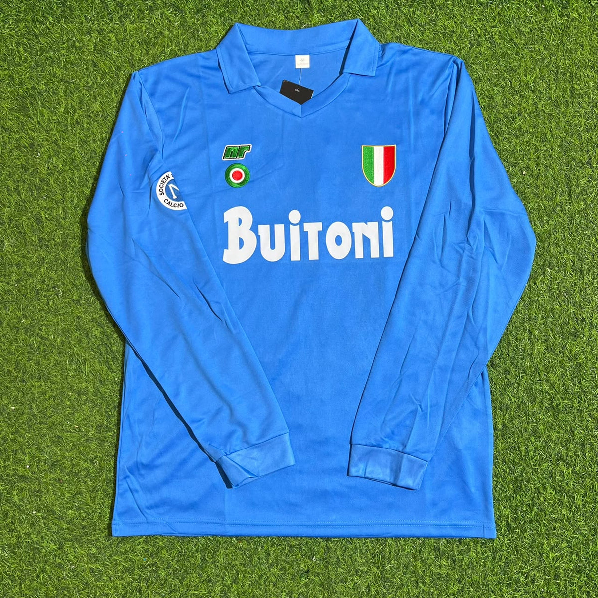 Diego Armando Maradona Napoli 1987/1988 Long Sleeve Retro Vintage Football Jersey