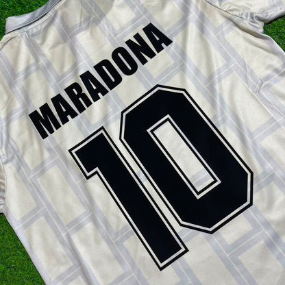 Diego Maradona Argentina 1986 Season Home Long Sleeve Retro Jersey Trikot Soccer Shirt