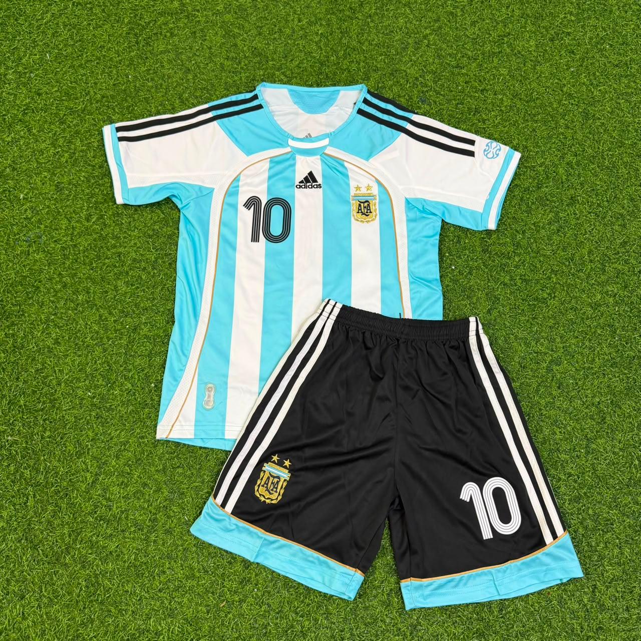 Diego Armando Maradona Argentina Retro Kids Football Jersey