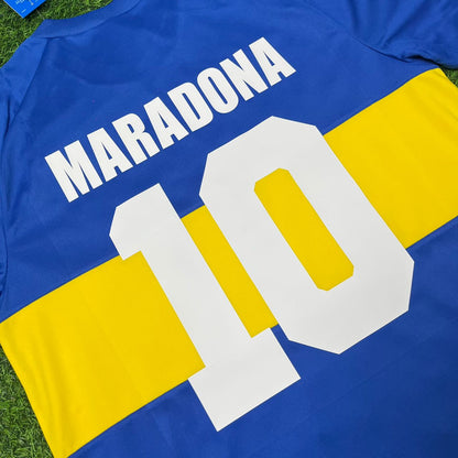 Diego Armando Maradona Boca Juniors 1981-1982 Retro Football Jersey