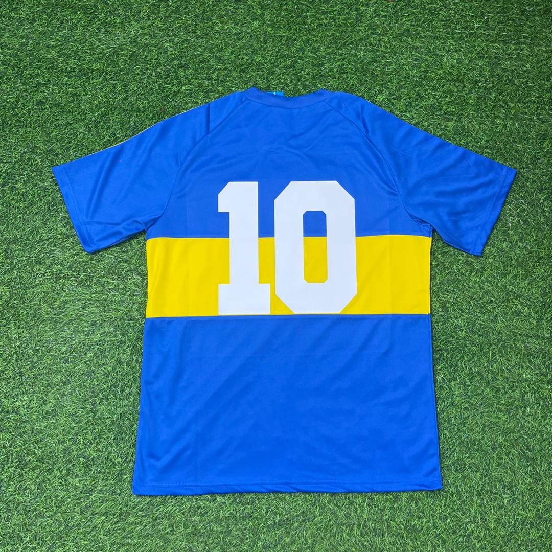 Diego Armando Maradona Boca Juniors 1981 Retro Football Jersey