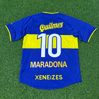 Diego Armando Maradona Boca Juniors Retro Football Jersey Trikot