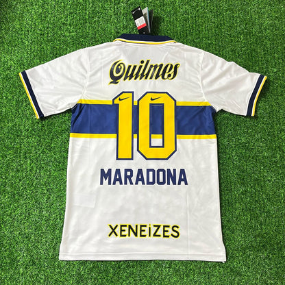 Diego Armando Maradona 10 - Boca Juniors 1996-1997 Kit Jersey Trikot Maillot