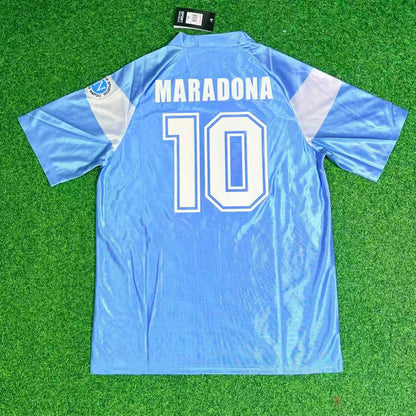 Diego Armando Maradona Napoli 1990-1991 Retro Football Jersey